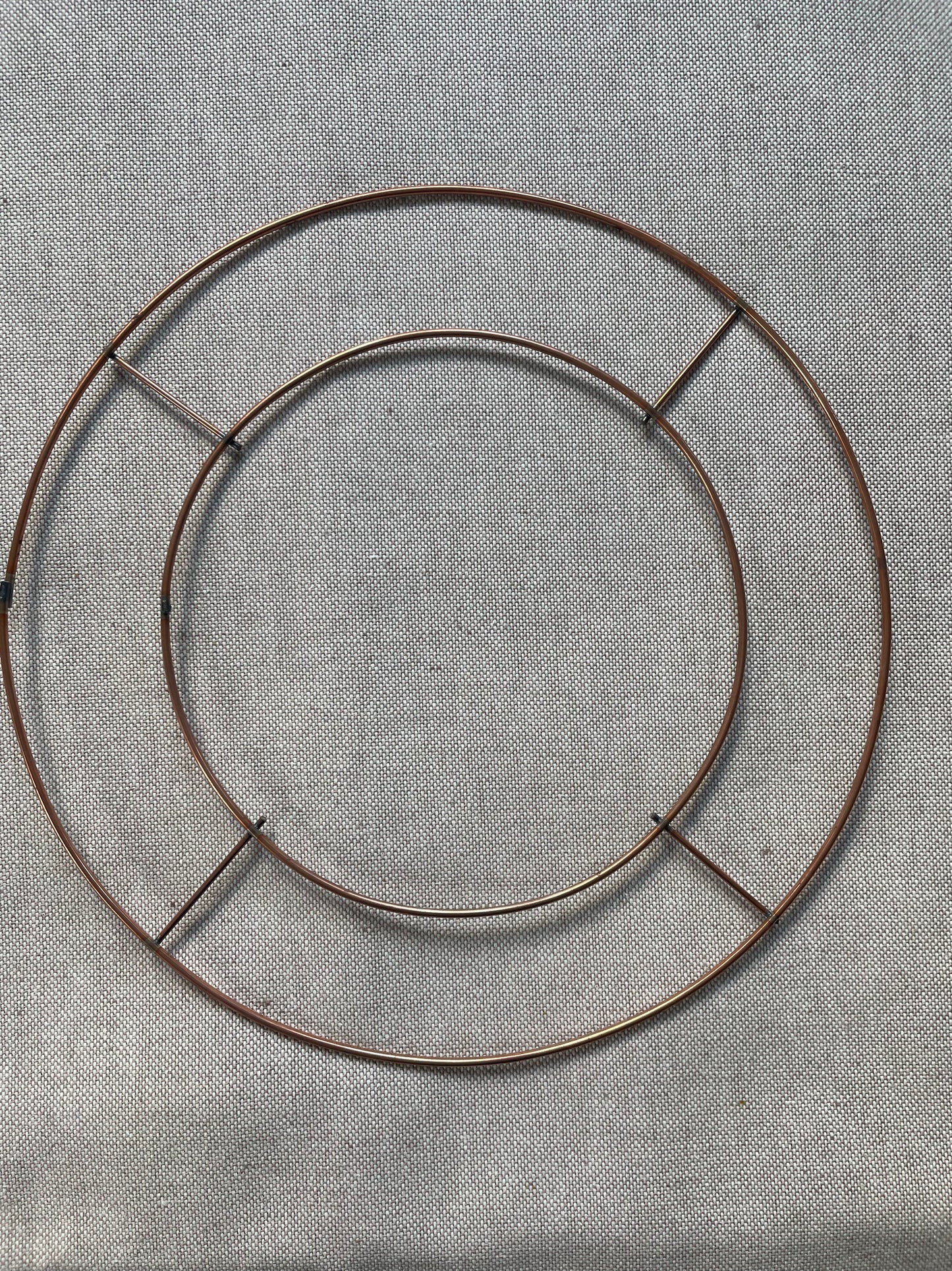 8" Flat Wire Wreath Frame