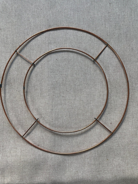 8" Flat Wire Wreath Frame