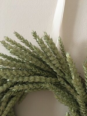 Dried Wheat Wreath